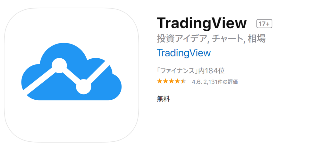 TradingViewアプリはチャート分析用