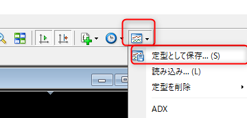 MT4のテンプレートを定型として保存する方法
