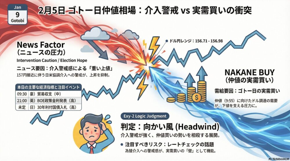 AI警戒「向かい風」を突破！仲値ロング快勝もドテンは損切り撤退